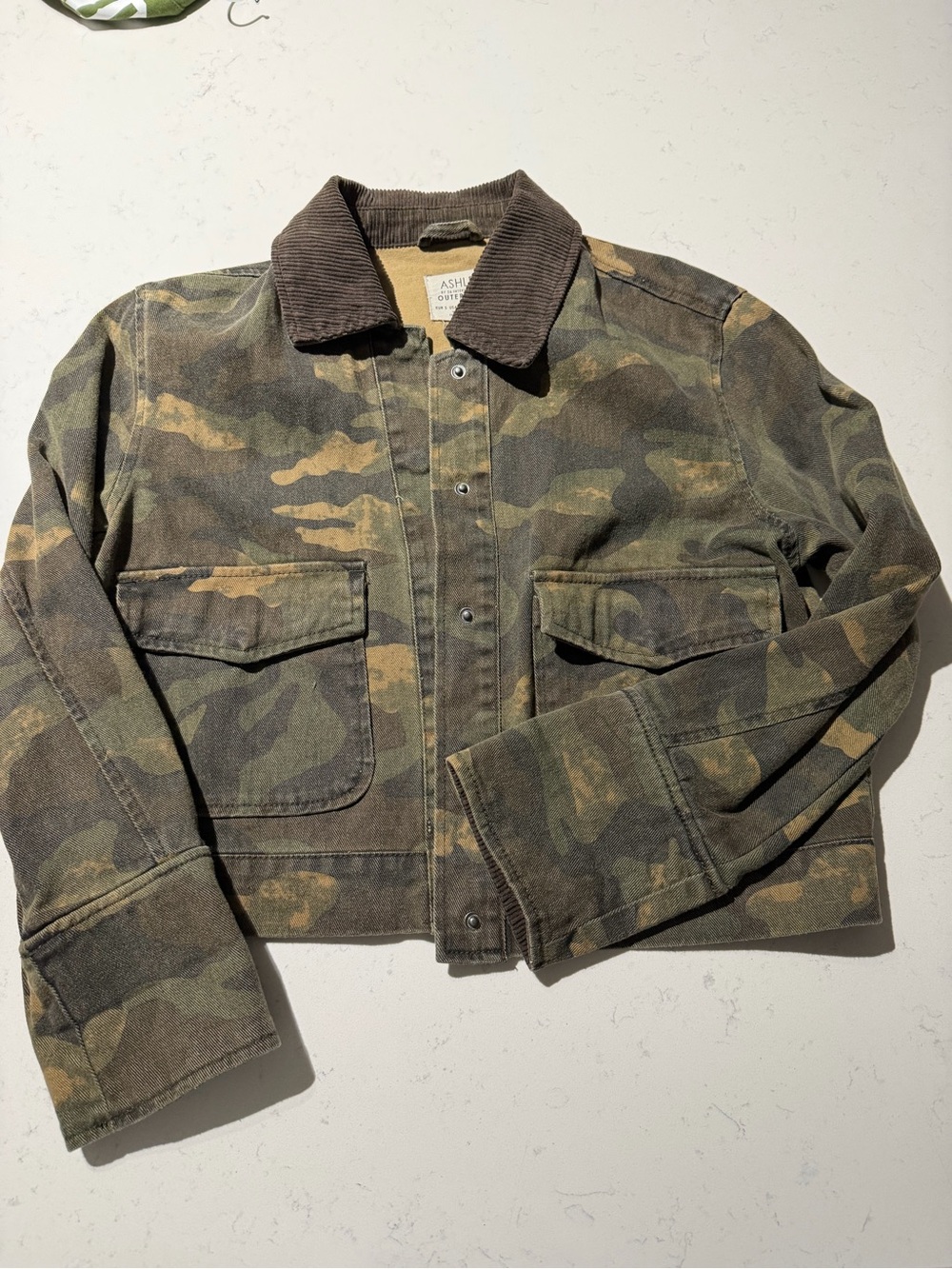 DENIM CAMO JACKET